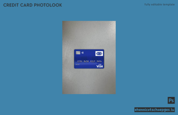 Burundi Credit Bank of Bujumbura Visa-Debitkarte-Fotolook-Beispielvorschau